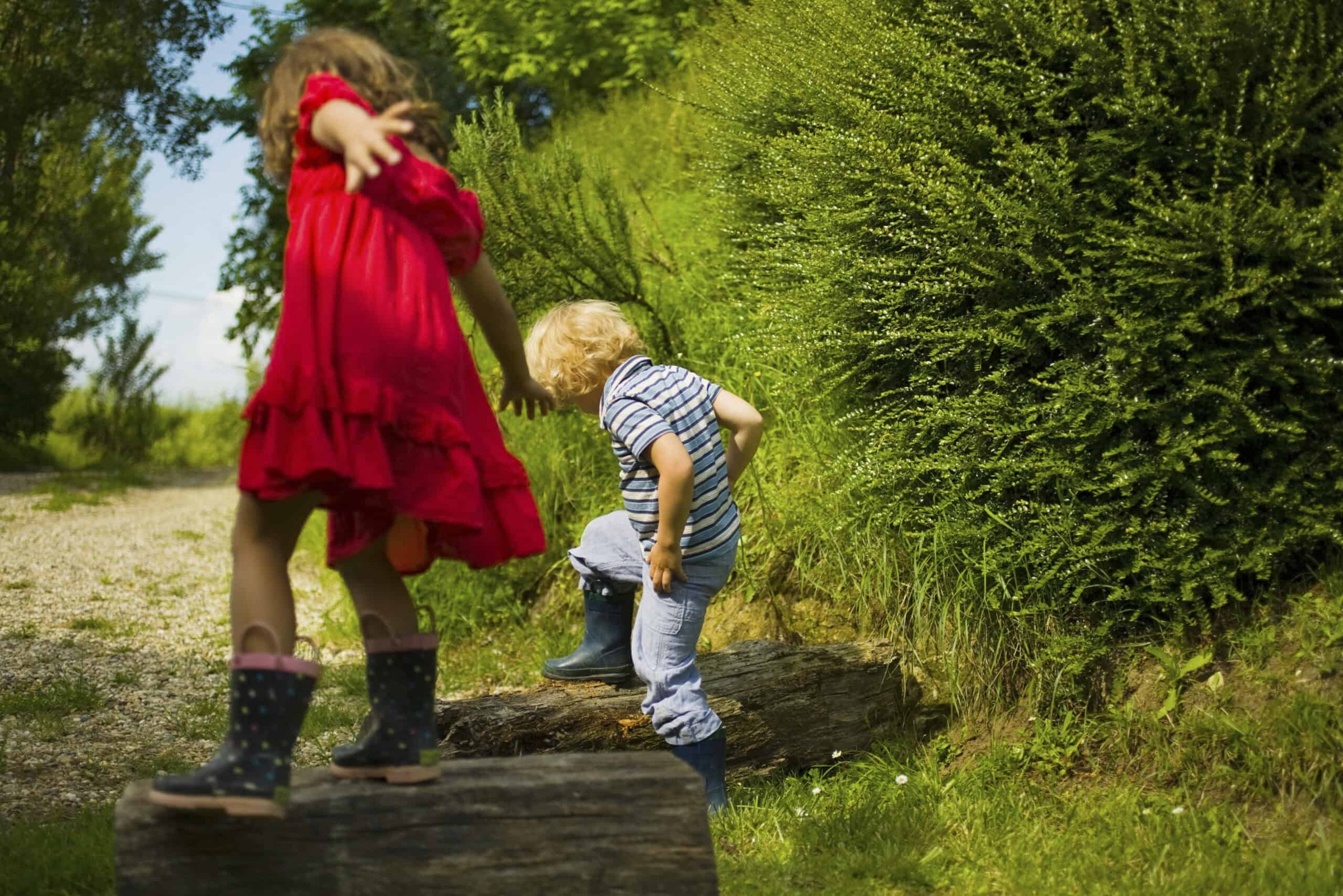 two-children-playing-outdoors-near-a-bush-2025-04-03-18-41-54-utc-scaled