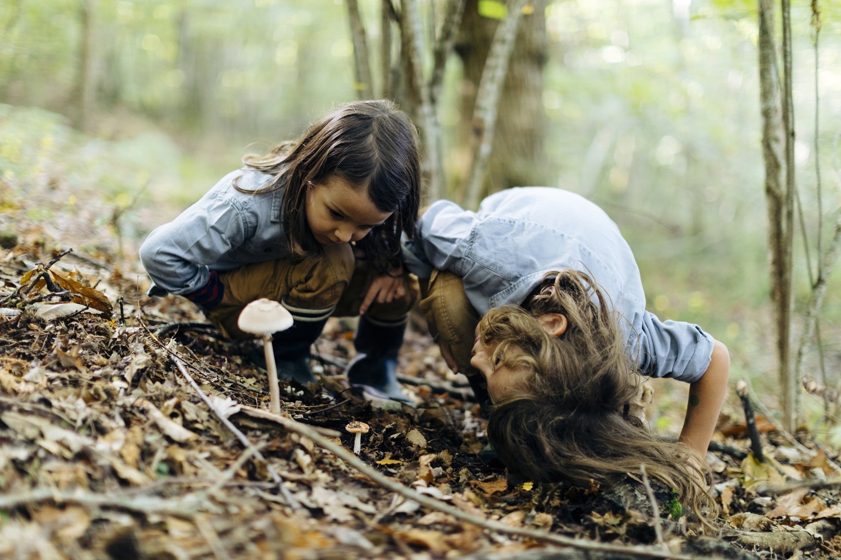 two-kids-examining-mushroom-in-the-forest-2026-03-09-06-08-04-utc